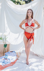 Load image into Gallery viewer, Chinca Volare High Waisted Bikini Bottom
