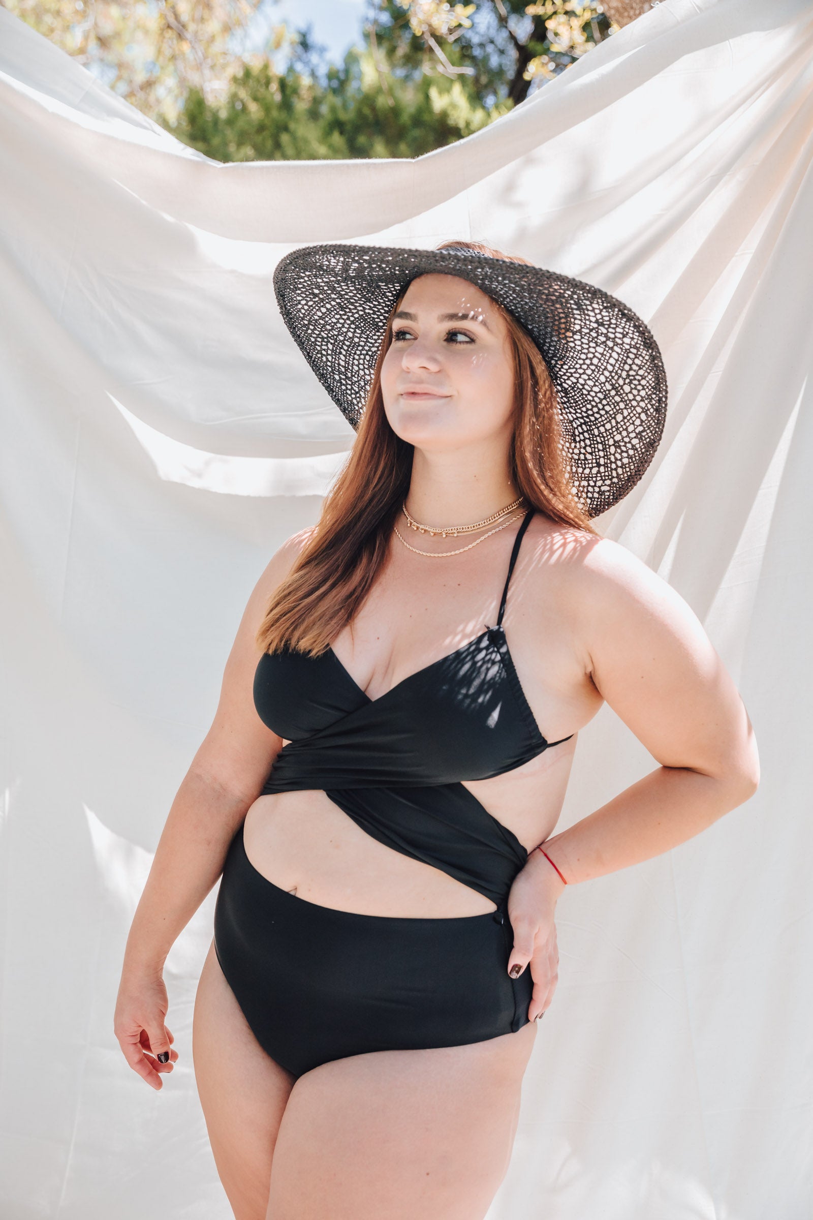 Chinca Black Cut Out One-Piece