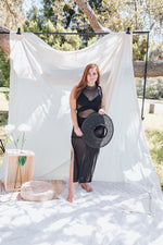 Load image into Gallery viewer, Chinca Black Mesh Dress

