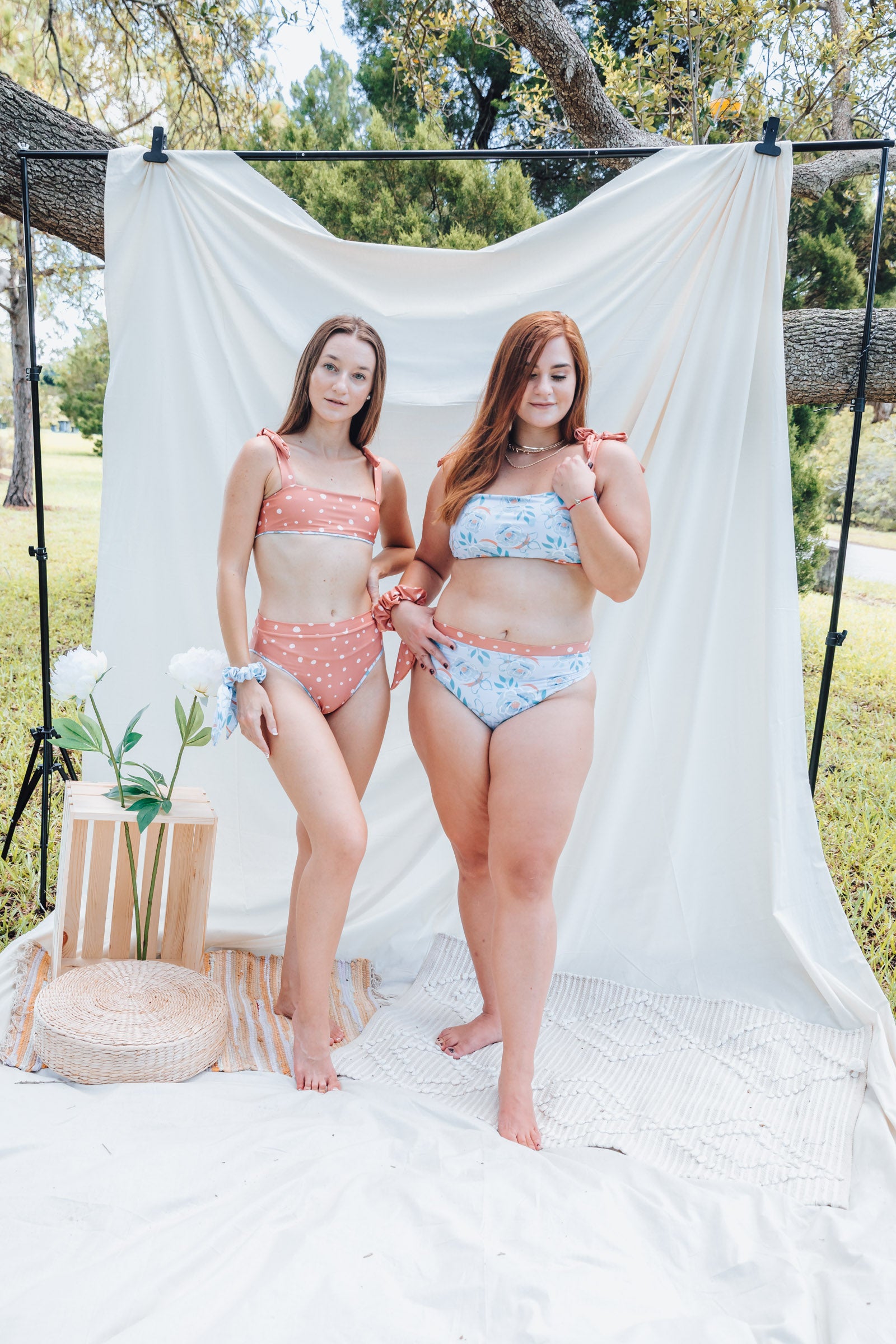 Chinca Peony Reversible Bikini Bottom