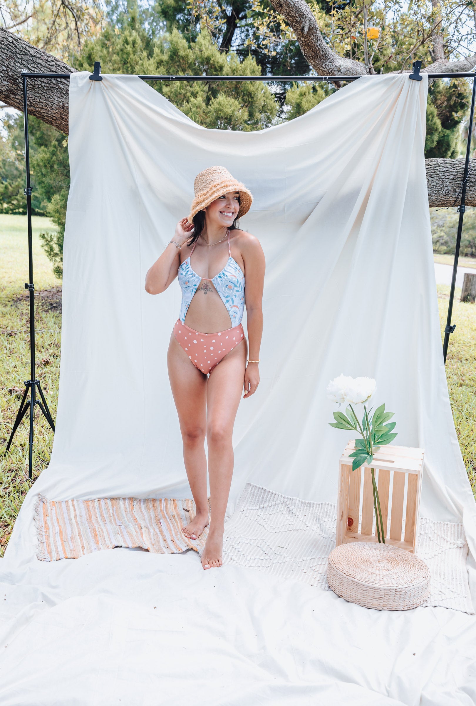 Chinca Peony One-Piece