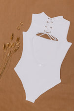 Load image into Gallery viewer, Chinca Fatima in White One Piece Swimsuit
