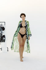 Load image into Gallery viewer, Chinca Olive Roads Kimono
