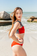 Load image into Gallery viewer, Chinca Lupe Reversible Bikini Top
